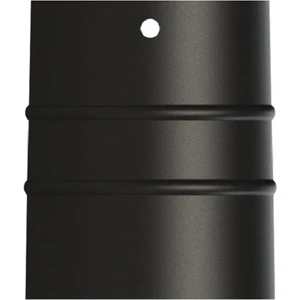 Baba's Bbq & Soba Mat Siyah Emaye Soba Borusu-Boy: 16/11/5 cm Çap: 13 cm