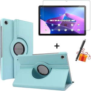 Lenovo Tab M10 TB-328F 3. Jenerasyon Tablet Kılıfı Ekran Koruyucu Kalem Hediyeli Set