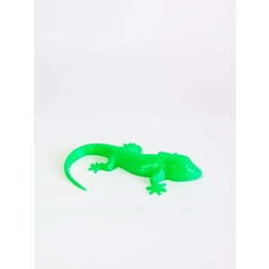 3D Kertenkele Gecko Figürlü Model Oyuncak - Neon Yeşili