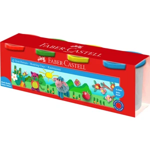 Faber Castel Oyun Hamuru 100 gr 4 Lu