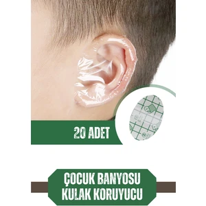 Çocuk Banyo Kulak Koruyucu Su Geçirmez 20 Adet