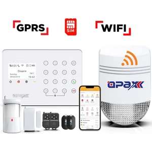 Opax ARD-575 Gprs/wıfı Kablolu/kablosuz Alarm Paneli ve Bgr-09 Harici Siren