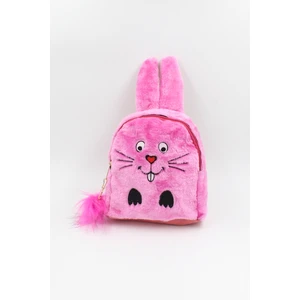 039 3000 Pembe Peluş Tavşan Çocuk Sırt Çantası