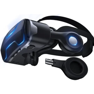 Apple Iphone 6-7-8 Plus Uyumlu Sanal Gerçeklik Gözlüğü Kulaklıklı 3D Vr Filmler&video Oyunları