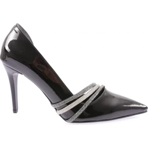 YSF-07-23Y Kadın Silver Taş Bantlı Abiye Ayakkabı