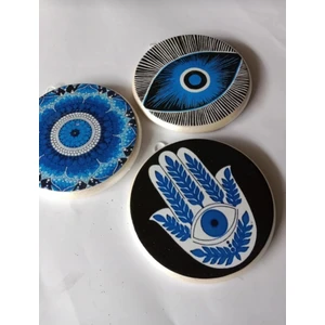 Zeymin Art Nazarlıktemalı 3 Lü Duvar Süsü