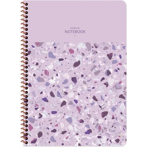 Keskin Color A4 Çizgili Defter Terazzo - Lila