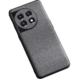 Oneplus 11 5g Kumaş Doku Telefon Kapağı Çizgi Anti Tpu Koruyucu Kılıf (Yurt Dışından)