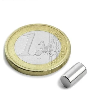TR Magnet 5 x 8 mm Çap: 5 Mm, Kalınlık : 8 mm Yuvarlak Neodyum Mıknatıs
