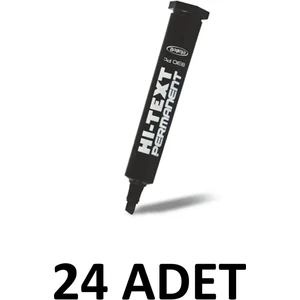 24 Adet 830PC Kesik Uç Permanent Kalem Koli Kalemi Siyah