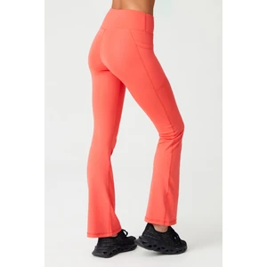Los Ojos Kadın Mercan Yüksek Bel Toparlayıcı Çift Cepli Ispanyol Paça Tayt Bootcut