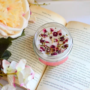 Trend MumGül Kokulu Romantik Huzur Aromaterapi Mum , Dekoratif Mum , Hediyelik Mum