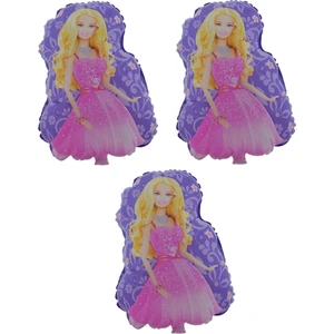 Hit Dükkan Barbie 3 Adet Büyük Boy 42 x 52 cm Folyo Balon (Helyum) No:10