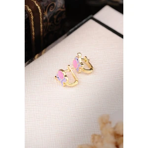 Encili Silver 925 Ayar Gümüş Fil Model Çocuk J Küpe