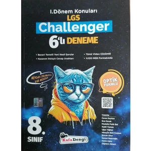 Kafa Dengi Yayınları 8.Sınıf LGS Challenger 1.dönem 6'lı Deneme - LGS Ilk Dönem