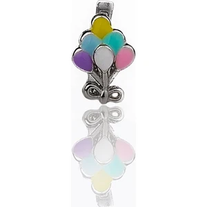 Encili Silver 925 Ayar Gümüş Uçan Balon Model Çocuk J Küpe