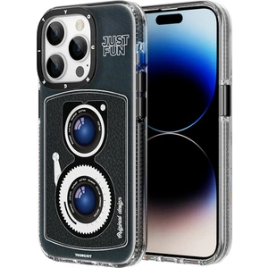 iPhone 14 Pro Max Uyumlu Kılıf Magsafe Şarj Özellikli Lens Figürlü Youngkit Art Film Serisi Kapak