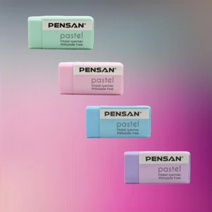 Orta Boy Silgi Pastel Renkler No:24 (PS24P) 4 Adet