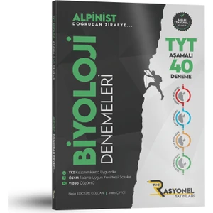 Rasyonel Yayınları TYT Biyoloji 40 lı Deneme Seti (Alpinist Serisi)