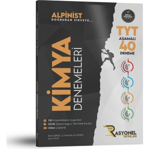 Rasyonel Yayınları TYT Kimya 40 lı Deneme Seti (Alpinist Serisi)