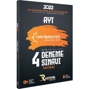 Rasyonel Yayınları 2022 AYT Sayısal 4'lü Deneme Seti