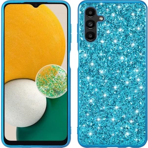 Samsung Galaxy A14 Için 5g Parlak Parıltılı Payetler Telefon Kasası Çarpma Geçirmez Elektrolizasyon Tpu Çerçevesi Sert Pc Arka Kapak (Yurt Dışından)