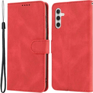 Samsung Galaxy A14 Için 5g Pu Deri Telefon Kılıfı Manyetik Toka Stand Cüzdan Iç Tpu Kapak Kayış (Yurt Dışından)