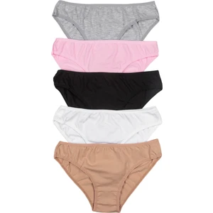 Kadın Külot 5 Li Paket Likralı Mıxcolor