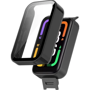 Xiaomi Redmi Smart Band Pro Ekran Korumalı Sert Rubber Kılıf - AL3173