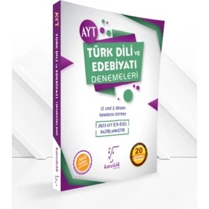 Karekök Yayıncılık 2023 AYT Türk Dili ve Edebiyatı Testi Denemeleri