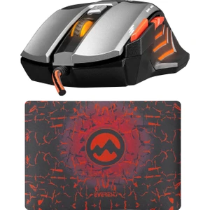 SGM-X7 PRO Silver 2in1 7200dpi Makrolu Oyuncu Mouse +Gaming Mouse Pad