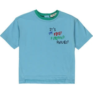 Erkek Bebek Baskılı Kısa Kollu T-Shirt