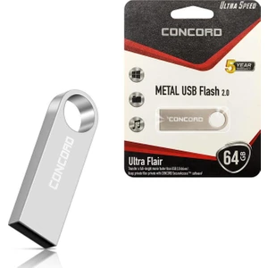 USB Flash Bellek 64GB Metal Ultra Flaır Concord C-U64