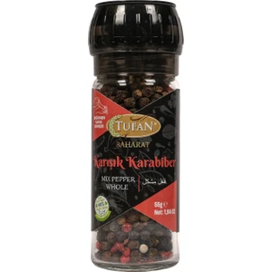 Karışık Karabiber (Cam Değirmen Kapak) 55 gr
