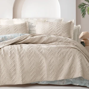 Bedding Curly Tek Kişilik Yatak Örtüsü Seti - Bej