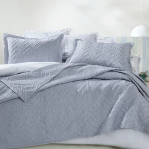 Bedding Curly Tek Kişilik Yatak Örtüsü Seti - Indigo