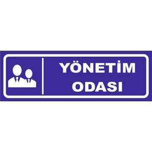 Vizyon Trafik Yönetim Odası Levhası 10X30 Sticker