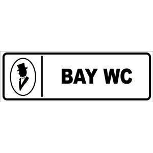Vizyon Trafik Bay Wc Levhası 10X30 Sticker