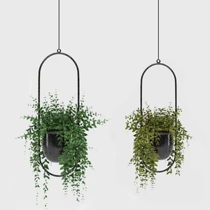 Modern Tasarım Askılı Set Çiçeklik Saksılık 30 ve 25 cm SEH-4611