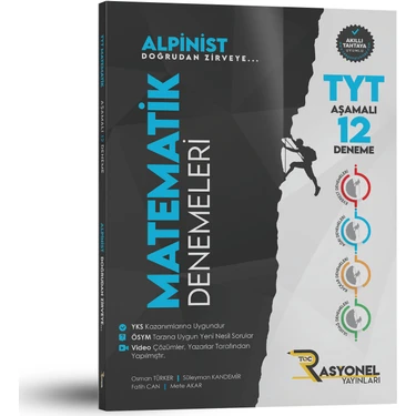 Rasyonel Yayınları TYT Matematik 12'li Deneme Seti (Alpinist