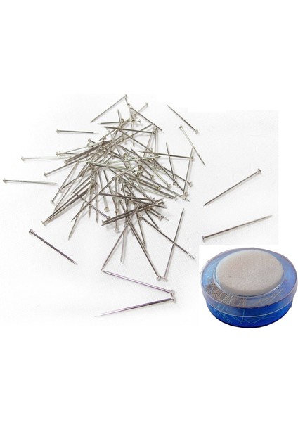 100'lü Süngerli Yuvarlak Kutulu Dikiş İğnesi – Pratik Saklama ve Kolay Kullanım 716899