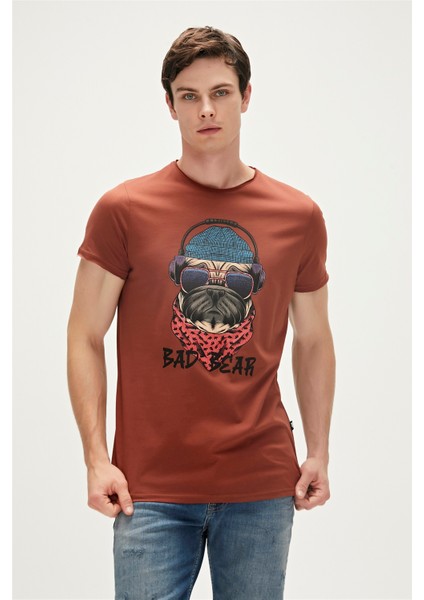 Bad Bear RECKLESS T-SHIRT LACİVERT Erkek T-Shirt 23.01.07.010-C122