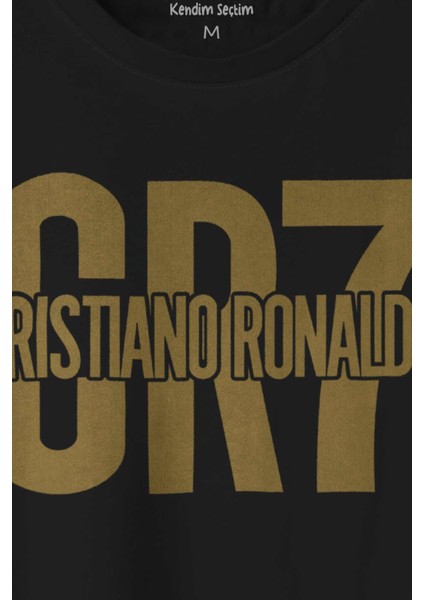 Cr7 Cristiano Ronaldo Best Footballer Baskılı Tişört Unisex T-Shirt10 fiyatları