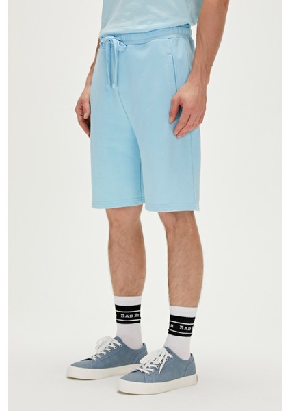 Crux Sweatshorts Gök Mavi Erkek Şort modelleri