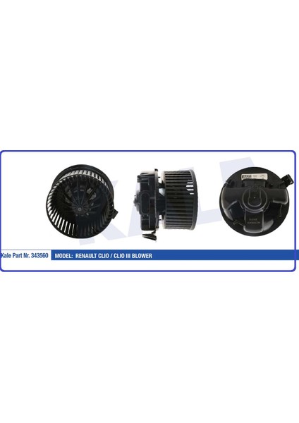 Kalorifer Motoru 12V Clio 3 Otomatik Klimalı 7701062226 343560