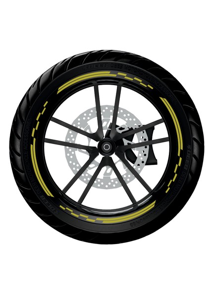 Motogp Jant Şeridi Reklektif Gold Sarı