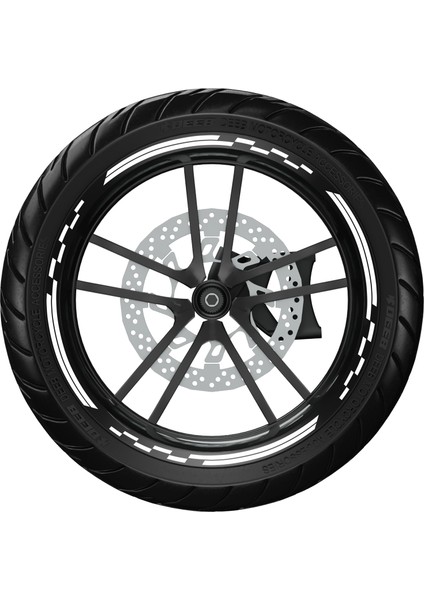 Motogp Jant Şeridi Parlak Beyaz