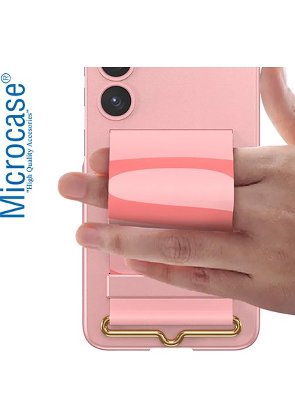 Samsung Galaxy S22 Parmak Tutuculu Kayış Askılı Plastik Kılıf - AL3565 modelleri