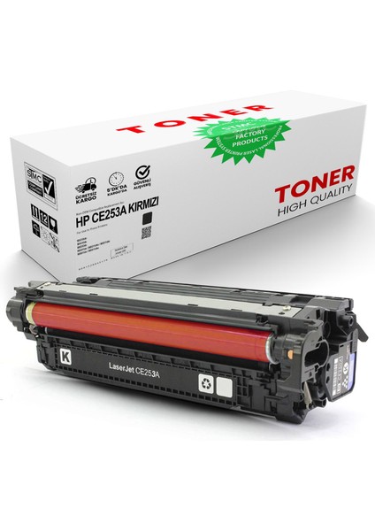 Whitebox Hp CE253A Kırmızı Muadil Toner /504A/CM353/CP3520/CP3525