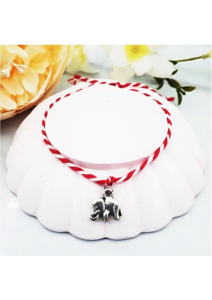 Marteniçka Gümüş renk Fil Kadın & Erkek Dilek & Şans Bileklik fiyatları